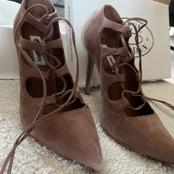Steve Madden lace up heels - Picture 2 of 7
